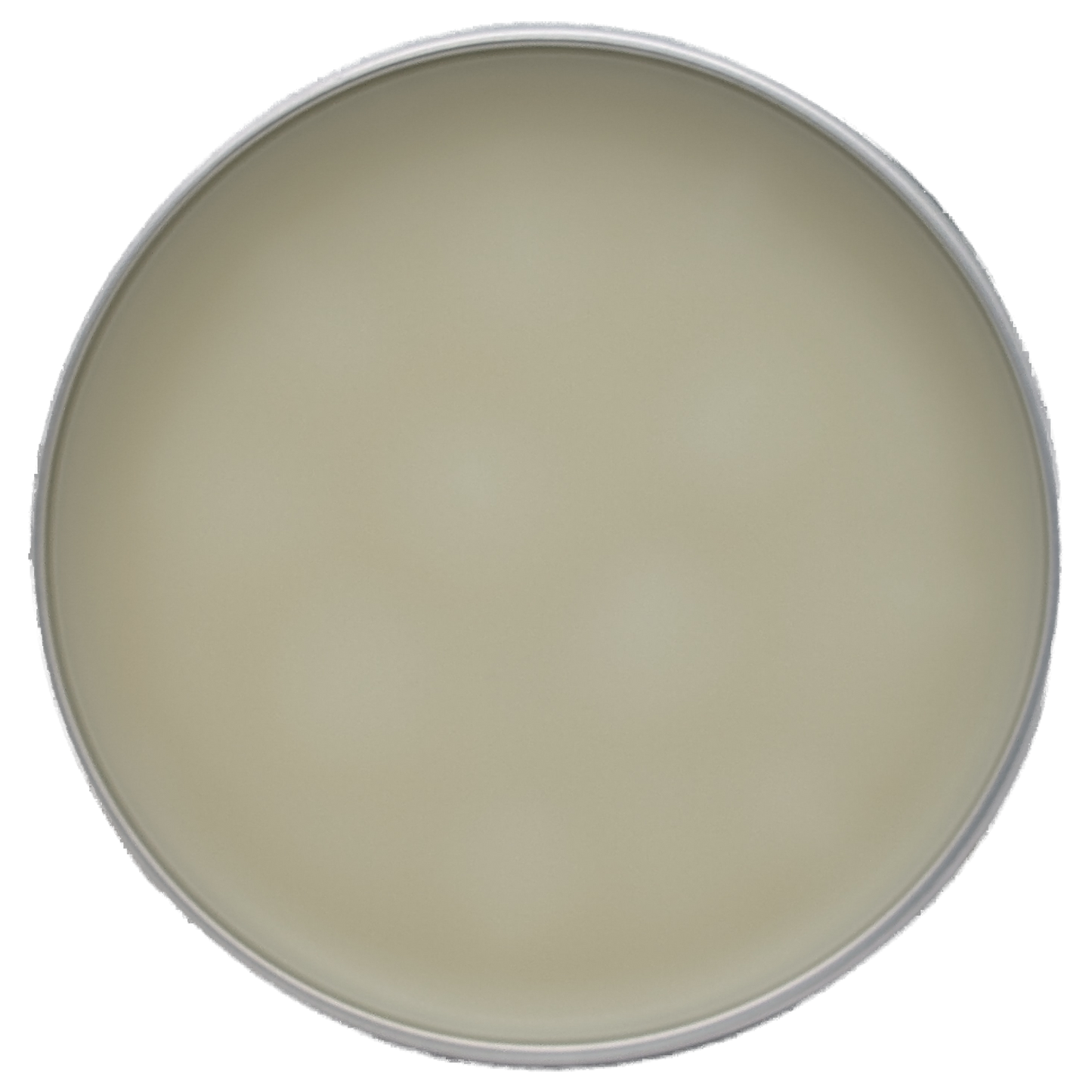 TBNC - The Best Numbing Cream Tattoo Butter: A round, shallow metal dish containing a smooth, off-white balm, ideal for tattoo aftercare and skin hydration, displayed from above on a white background.