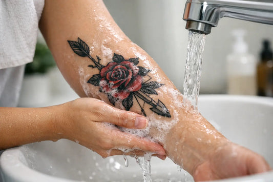 How to Wash a Fresh Tattoo Without Irritating It