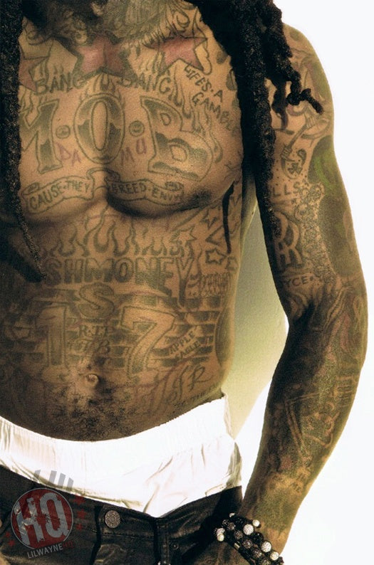 Ink-redible: Lil Wayne's Tattooed Odyssey